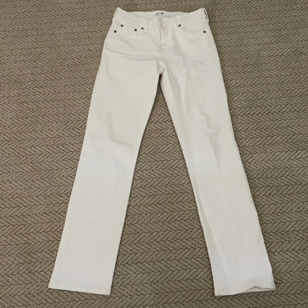 J.Crew white denim